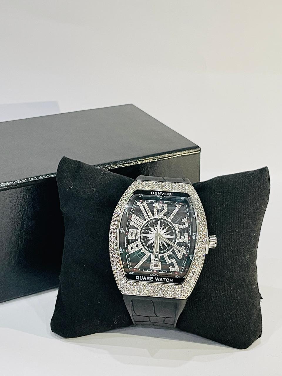 FM - Denvosi Quare Luxury Diamond Watch