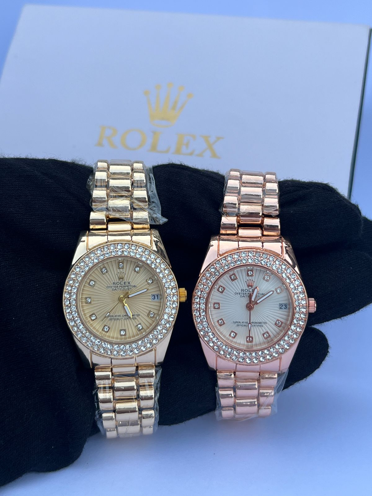 Women's Rolex- Cellini Diamond Watch Rhinestone – RLX-C29