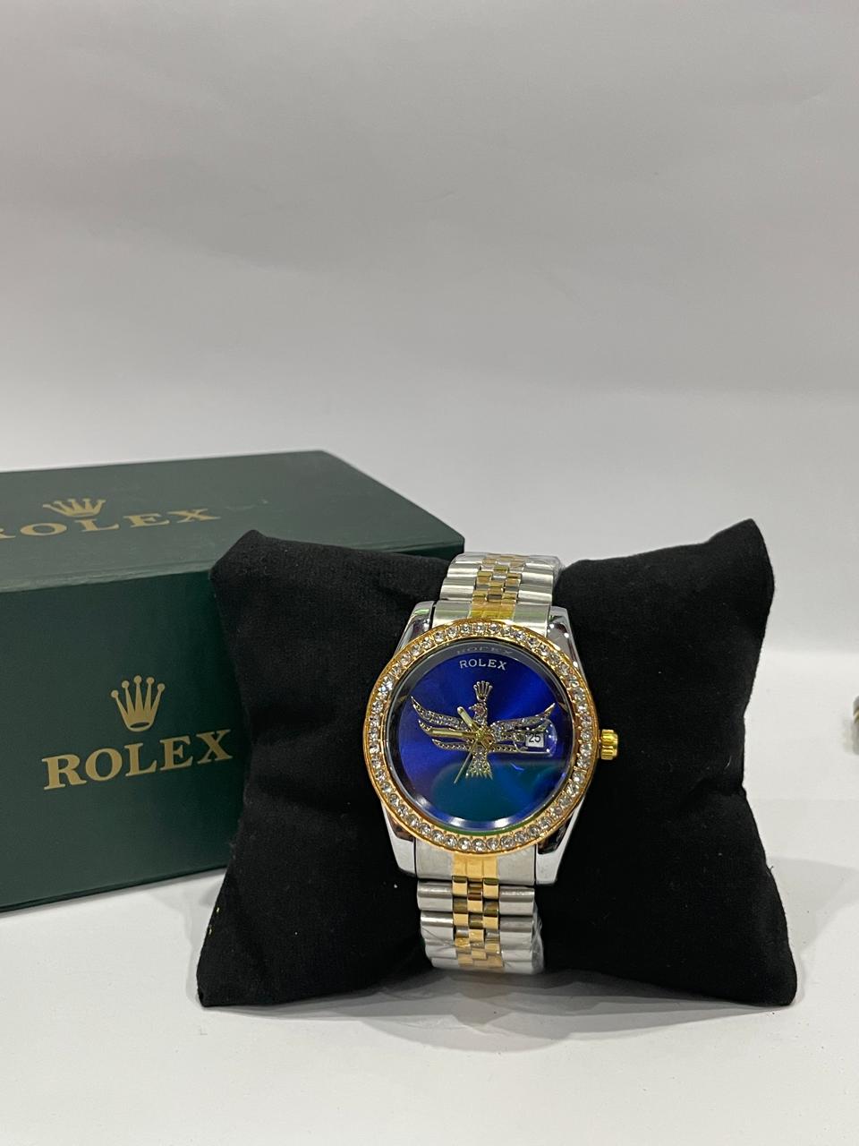 Rolex-Inspired Eagle Watch – Two-Tone
