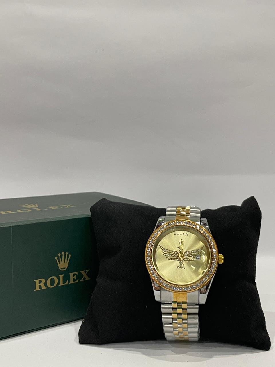 Rolex-Inspired Eagle Watch – Two-Tone