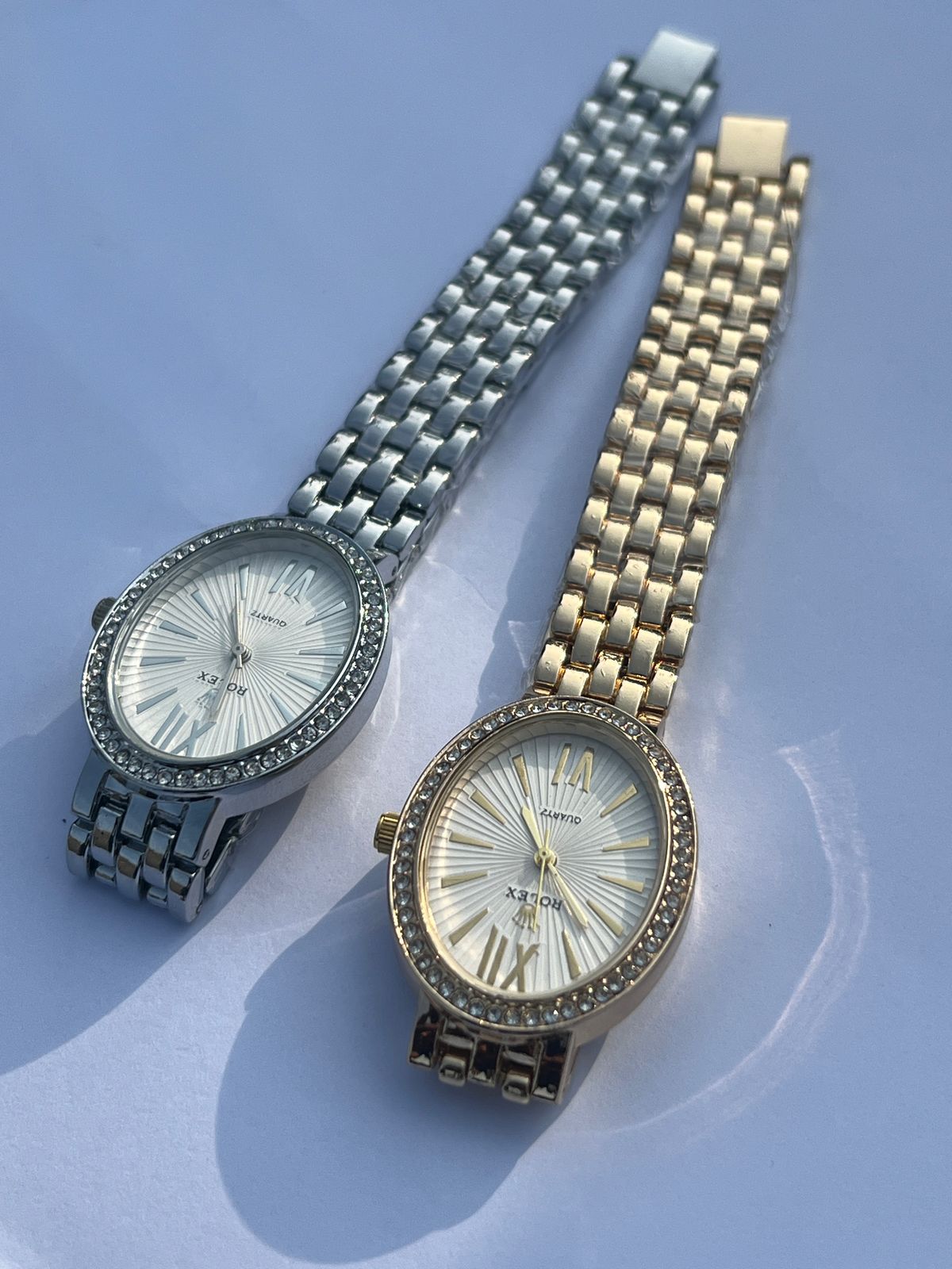 Rolex- Women's Crystal Bezel Quartz Watch – RLX-Q28