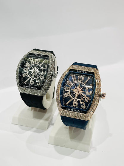 FM - Denvosi Quare Luxury Diamond Watch