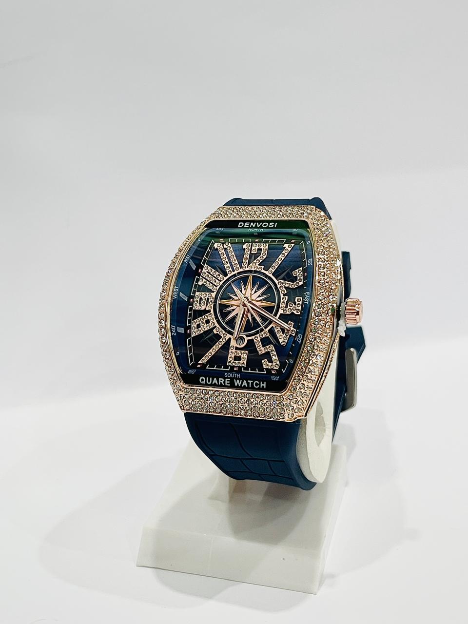 FM - Denvosi Quare Luxury Diamond Watch