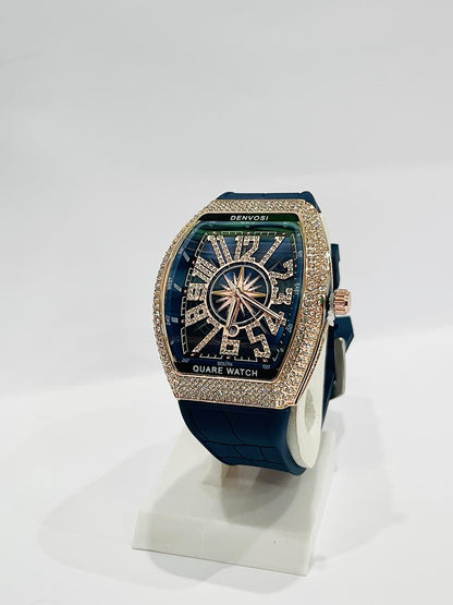 FM - Denvosi Quare Luxury Diamond Watch