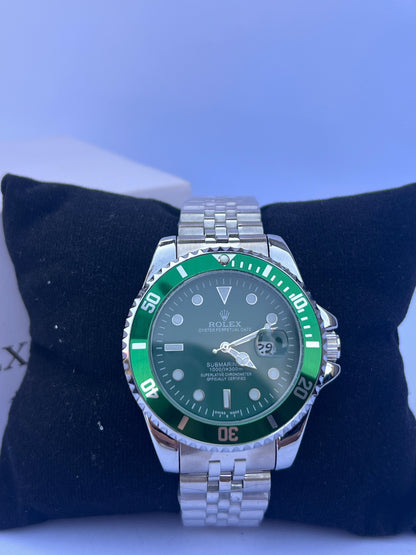 Rolex Submariner Style Watch – Green Bezel