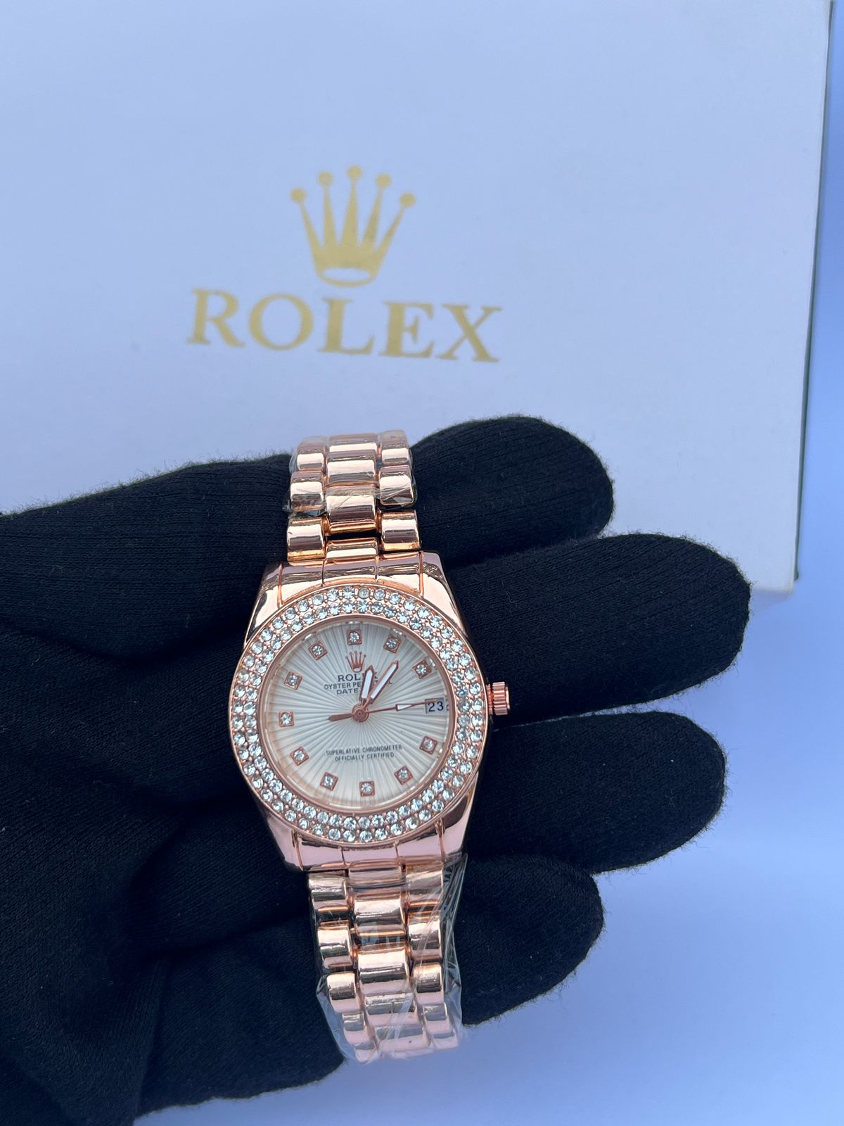 Women's Rolex- Cellini Diamond Watch  Rhinestone –  RLX-C29