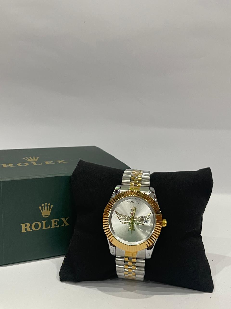Rolex-Inspired Eagle Watch – Two-Tone