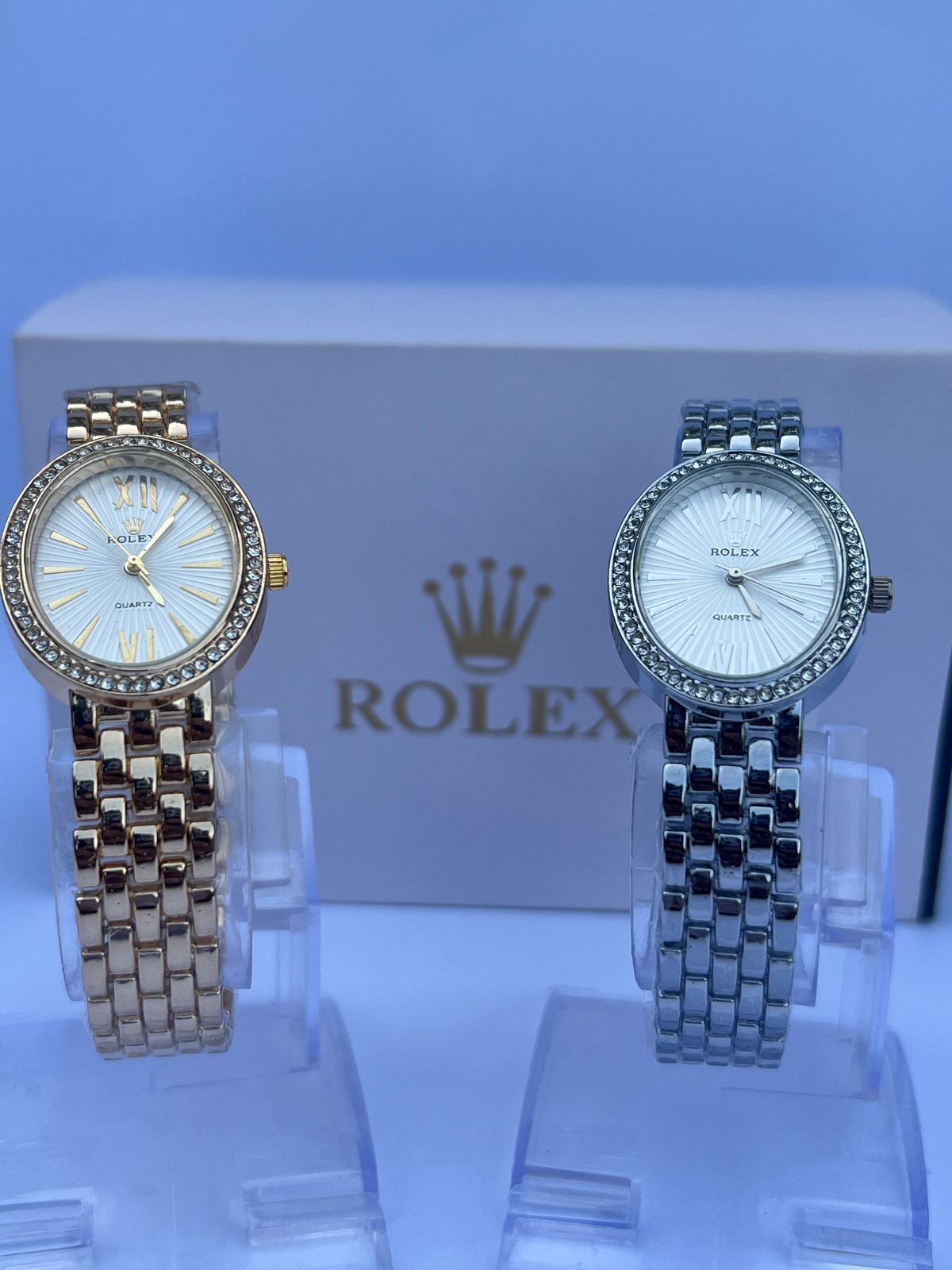 Rolex- Women's Crystal Bezel Quartz Watch – RLX-Q28