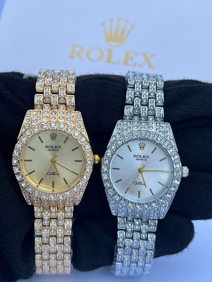 Rolex- Cellini Women's Full Diamond Watch – RLX-C29
